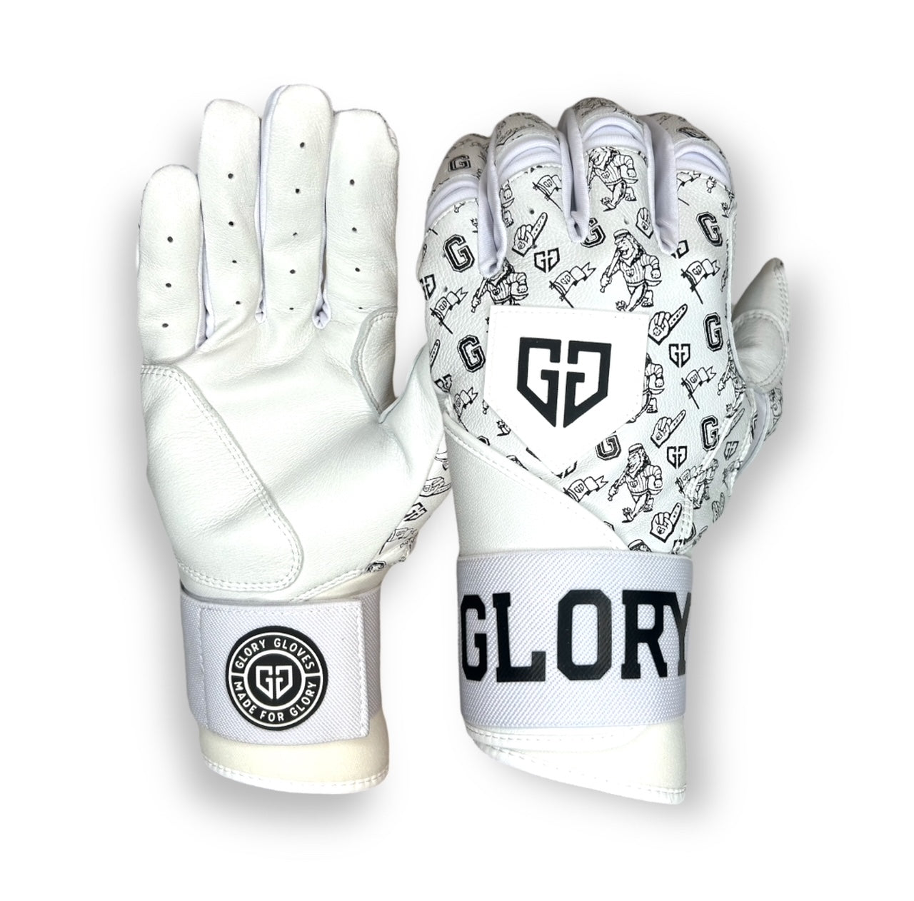 Glory Gloves | White | Long Cuff